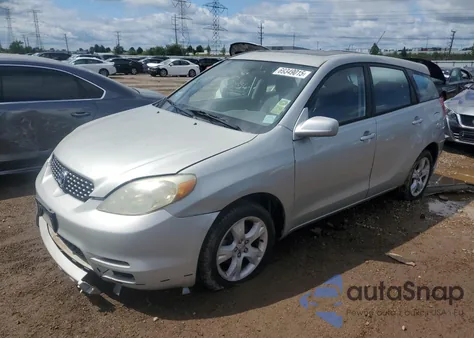 2004 Toyota Corolla Matrix Xr из США, поврежденный, VIN 2T1KR32E64C190102